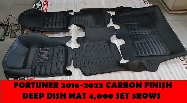 CARBON FINISH DEEP DISH MAT FORTUNER 2021-2023 